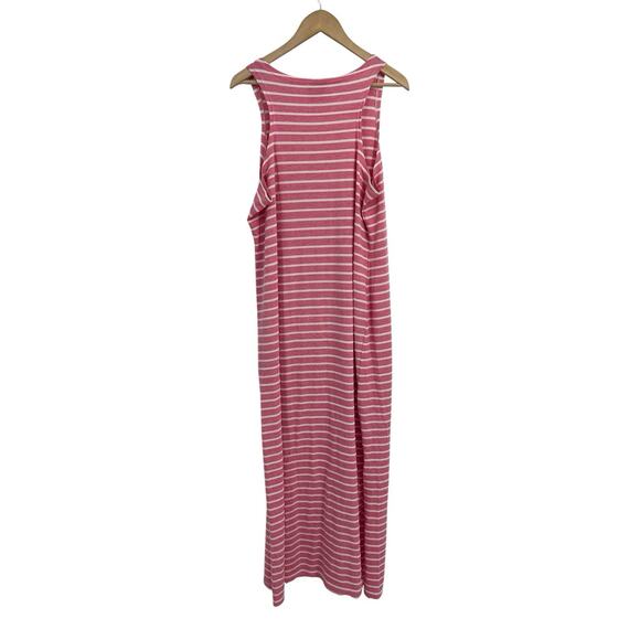 Sail To Sable Pink Stripe Maxi Dress XL - Picture 3 of 5